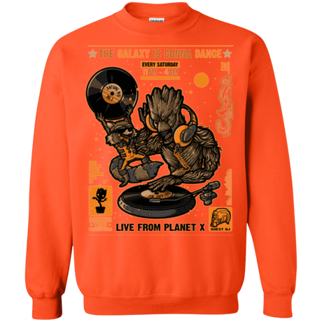Sweatshirts Orange / Small GALAXY GIG Crewneck Sweatshirt
