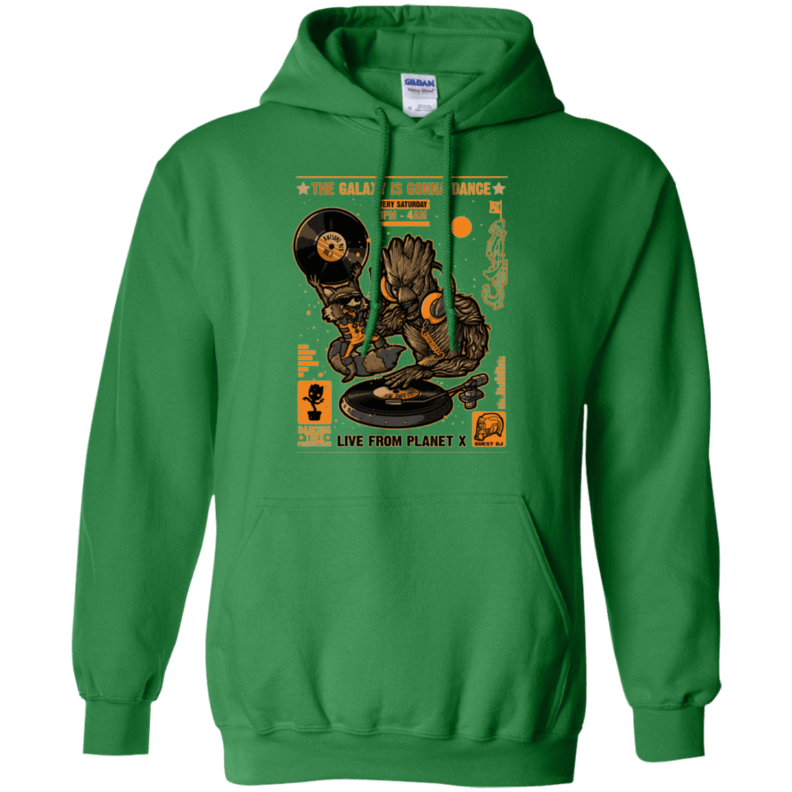 Sweatshirts Irish Green / Small GALAXY GIG Pullover Hoodie