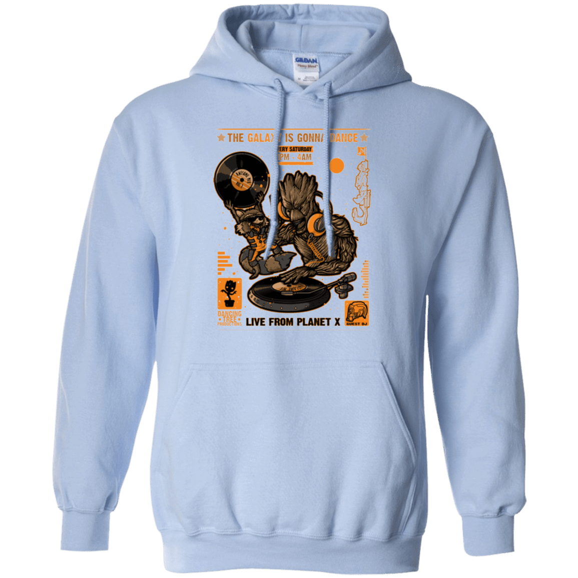 Sweatshirts Light Blue / Small GALAXY GIG Pullover Hoodie