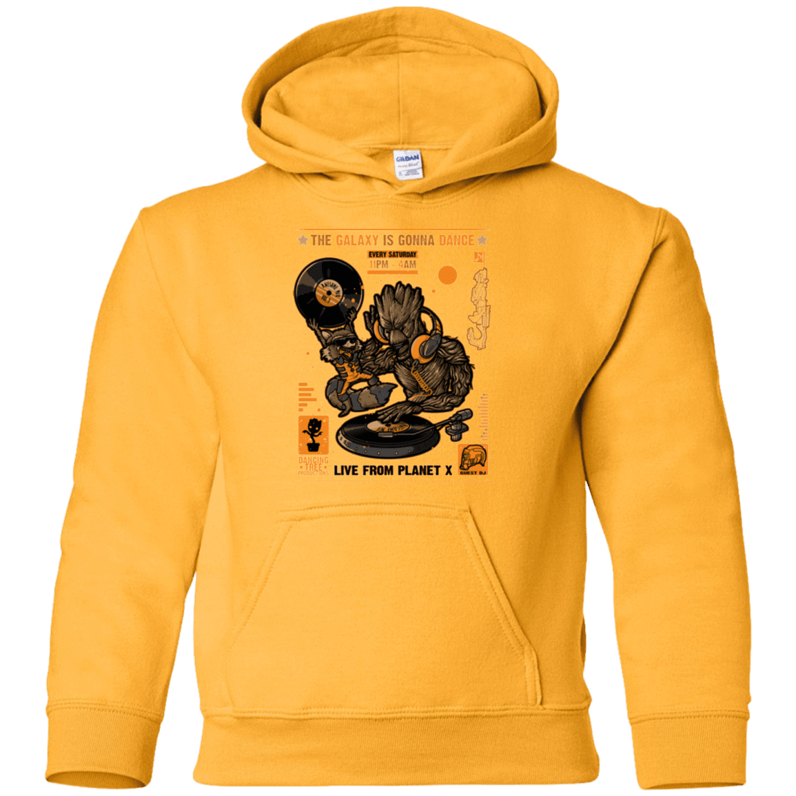 Sweatshirts Gold / YS GALAXY GIG Youth Hoodie