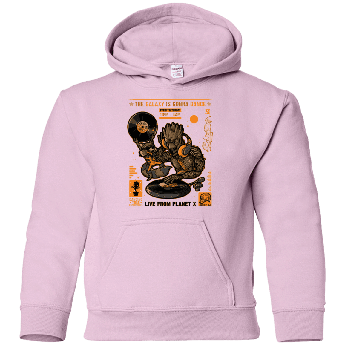 Sweatshirts Light Pink / YS GALAXY GIG Youth Hoodie