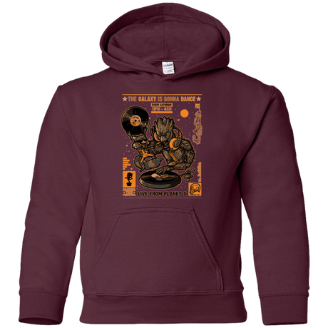 Sweatshirts Maroon / YS GALAXY GIG Youth Hoodie