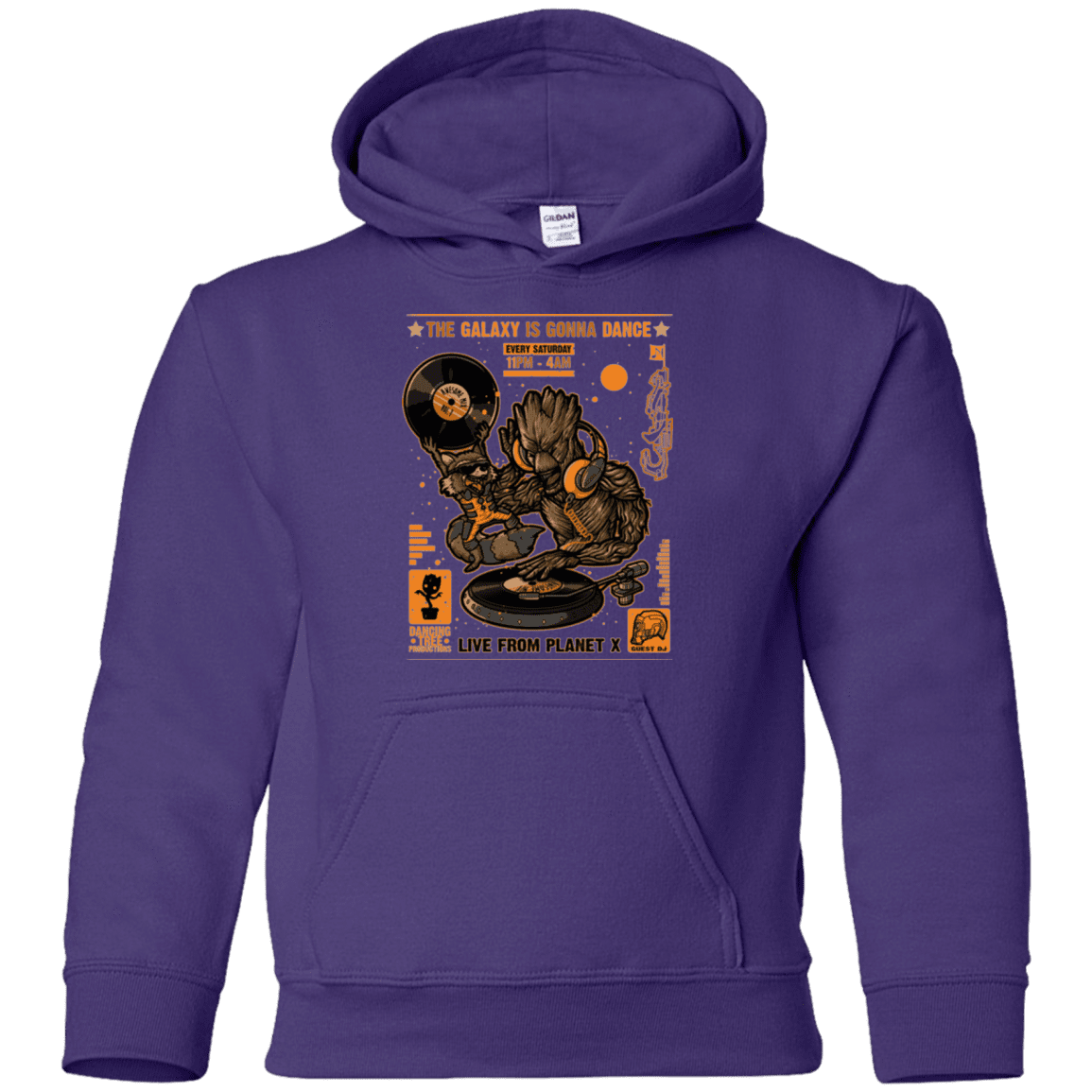 Sweatshirts Purple / YS GALAXY GIG Youth Hoodie