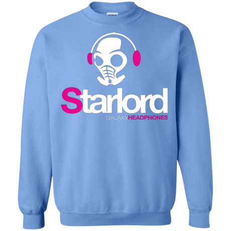 Sweatshirts Carolina Blue / Small Galaxy Headphones Crewneck Sweatshirt