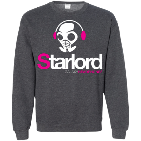 Sweatshirts Dark Heather / Small Galaxy Headphones Crewneck Sweatshirt