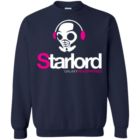 Sweatshirts Navy / Small Galaxy Headphones Crewneck Sweatshirt