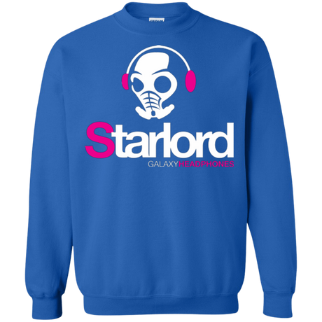 Sweatshirts Royal / Small Galaxy Headphones Crewneck Sweatshirt