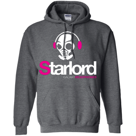 Sweatshirts Dark Heather / Small Galaxy Headphones Pullover Hoodie