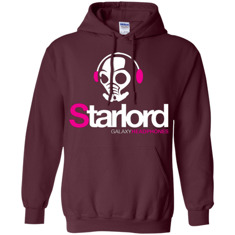 Sweatshirts Maroon / Small Galaxy Headphones Pullover Hoodie