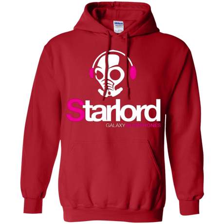 Sweatshirts Red / Small Galaxy Headphones Pullover Hoodie