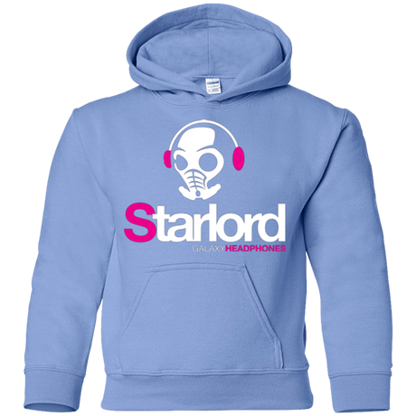 Sweatshirts Carolina Blue / YS Galaxy Headphones Youth Hoodie