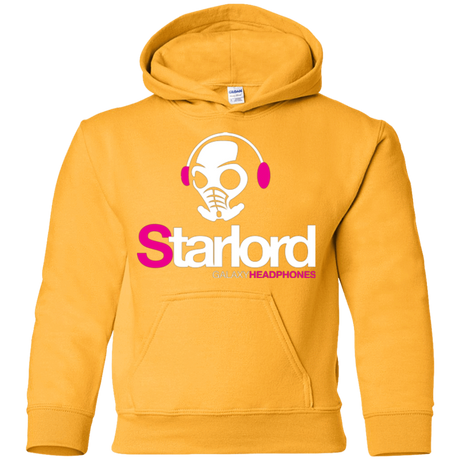 Sweatshirts Gold / YS Galaxy Headphones Youth Hoodie