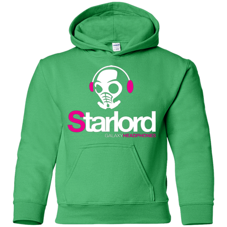 Sweatshirts Irish Green / YS Galaxy Headphones Youth Hoodie