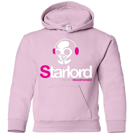 Sweatshirts Light Pink / YS Galaxy Headphones Youth Hoodie