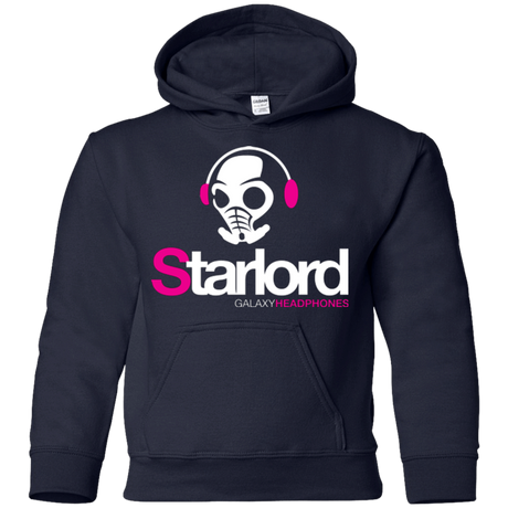 Sweatshirts Navy / YS Galaxy Headphones Youth Hoodie