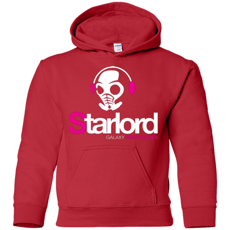 Sweatshirts Red / YS Galaxy Headphones Youth Hoodie