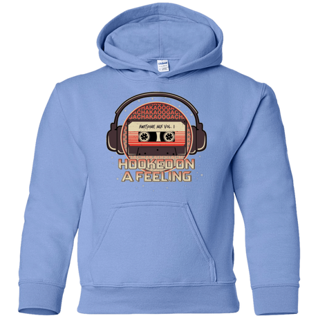 Sweatshirts Carolina Blue / YS Galaxy Mix Youth Hoodie