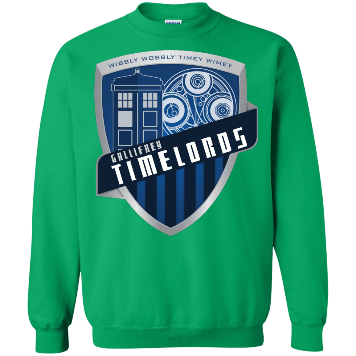 Sweatshirts Irish Green / S Gallifrey Timelords Crewneck Sweatshirt