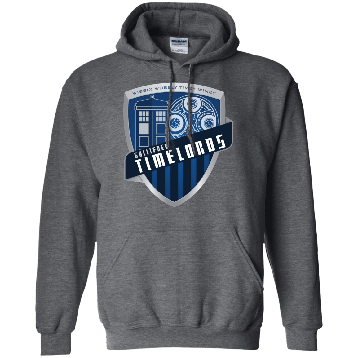 Sweatshirts Dark Heather / S Gallifrey Timelords Pullover Hoodie