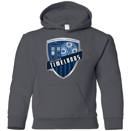 Sweatshirts Charcoal / YS Gallifrey Timelords Youth Hoodie