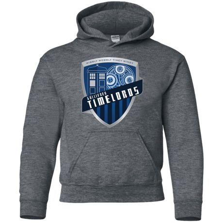 Sweatshirts Dark Heather / YS Gallifrey Timelords Youth Hoodie