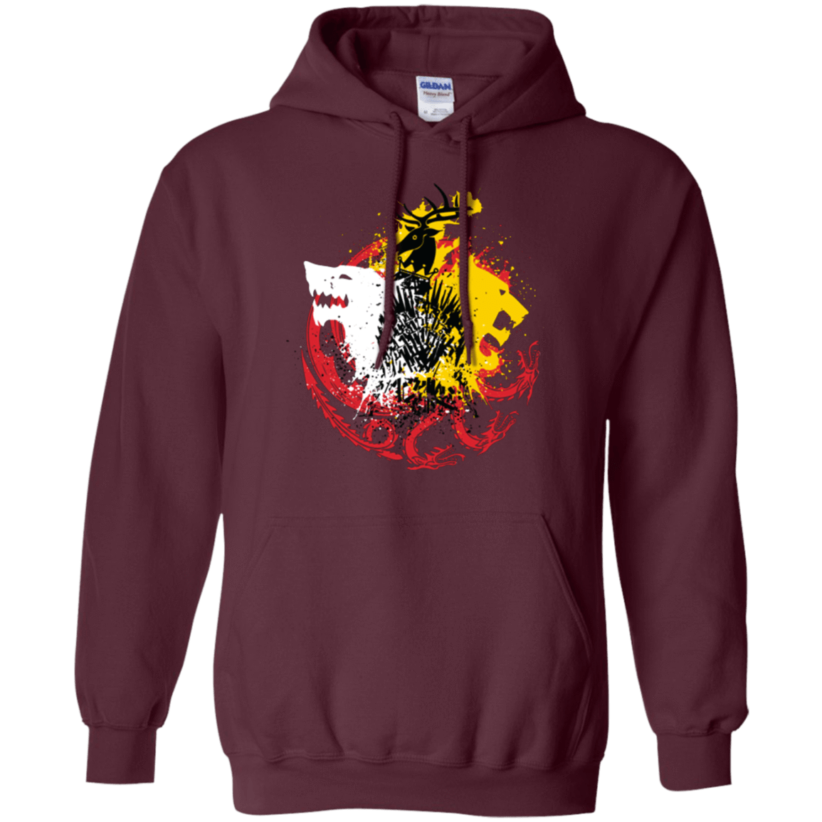 Sweatshirts Maroon / Small GAME OF COLORS Pullover Hoodie