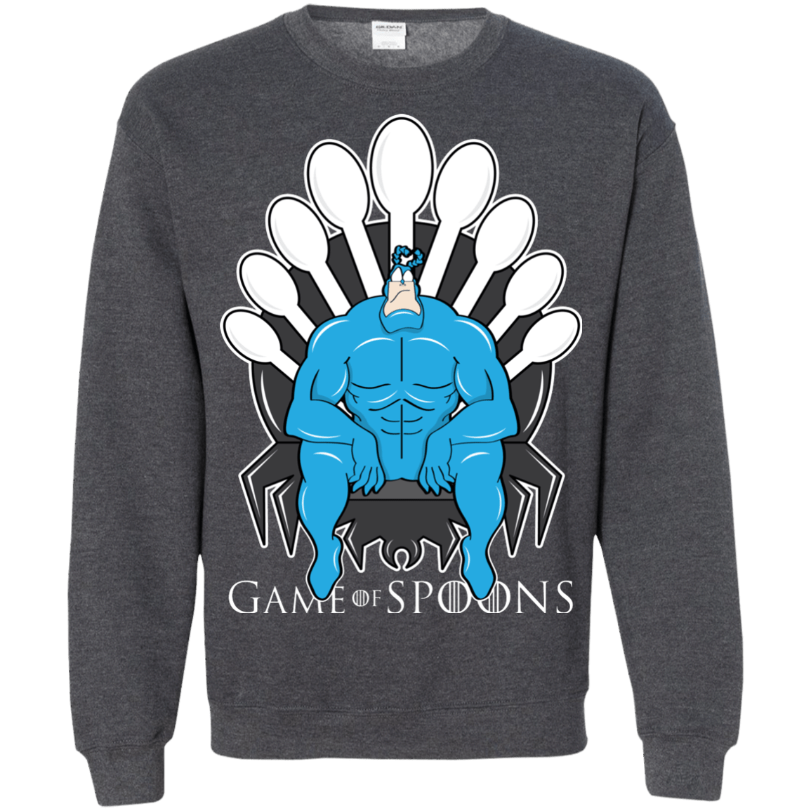 Sweatshirts Dark Heather / Small Game of Spoons Crewneck Sweatshirt