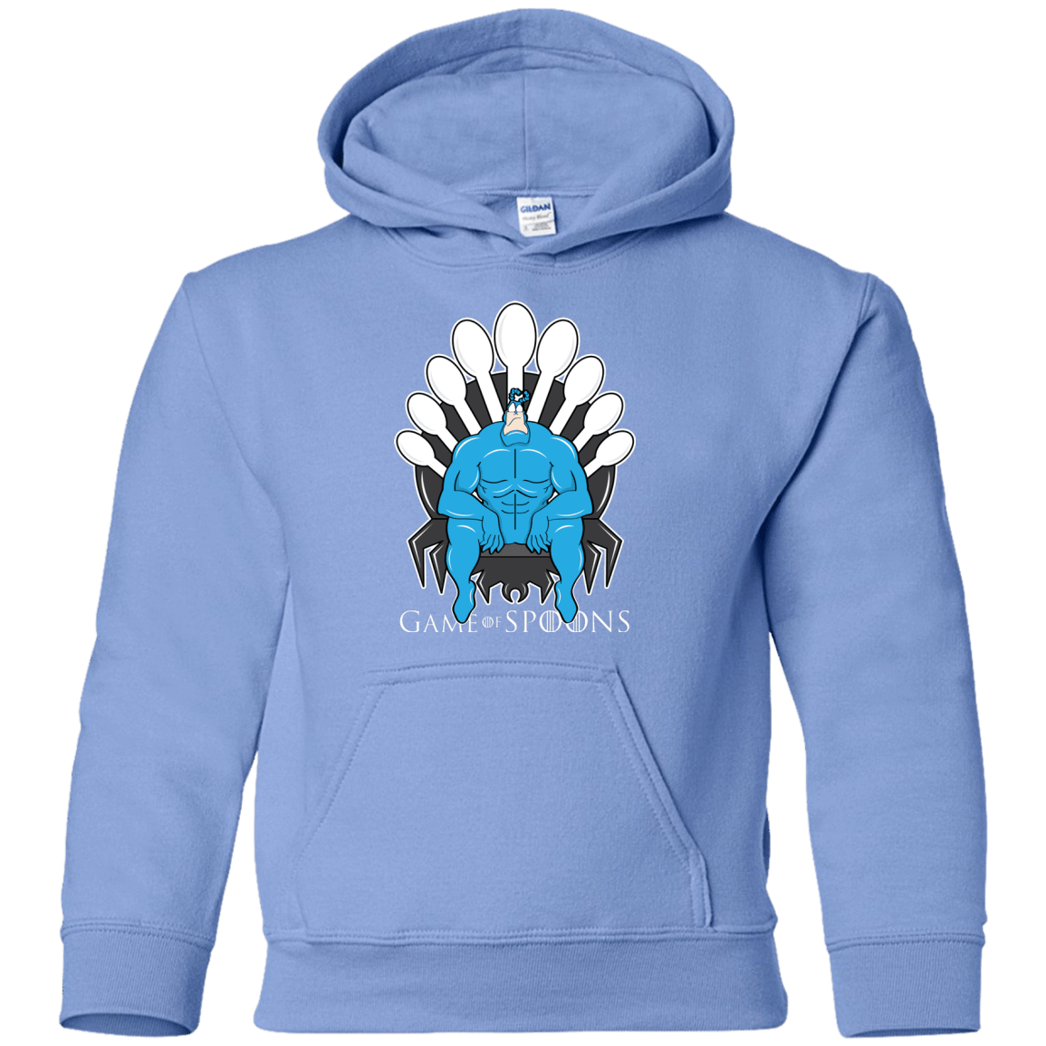 Sweatshirts Carolina Blue / YS Game of Spoons Youth Hoodie