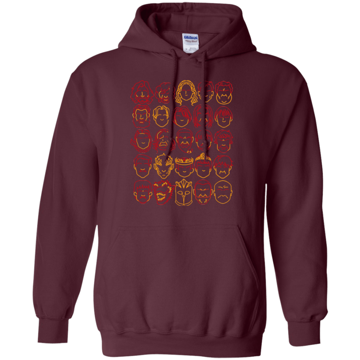 Sweatshirts Maroon / Small Game of Thrones Minimalism Pullover Hoodie