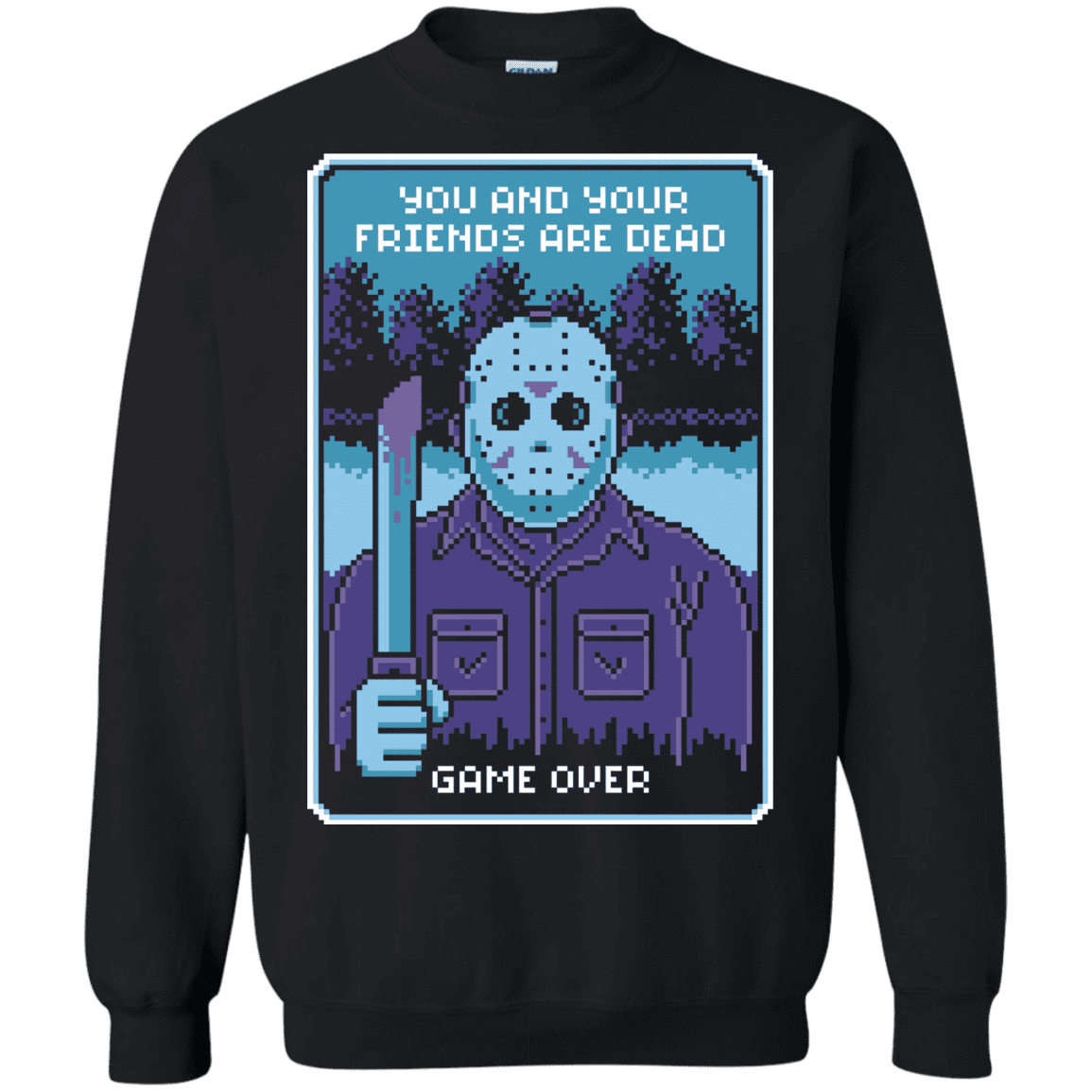 Sweatshirts Black / S Game Over Crewneck Sweatshirt