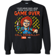 Sweatshirts Black / S Game Over Crewneck Sweatshirt