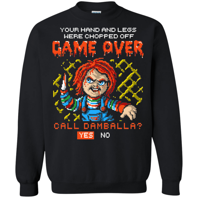 Sweatshirts Black / S Game Over Crewneck Sweatshirt