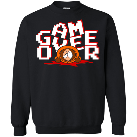 Sweatshirts Black / Small Game over Crewneck Sweatshirt