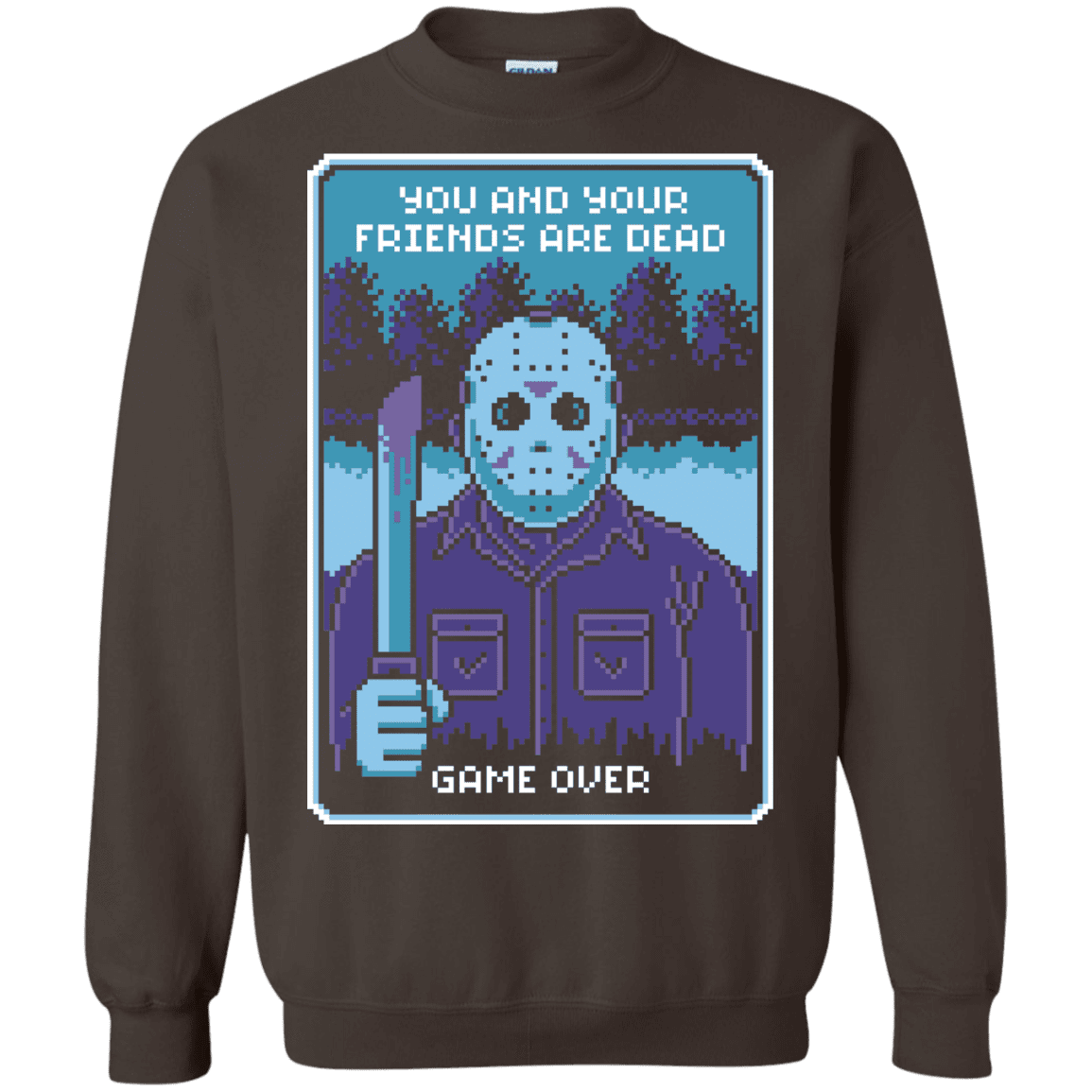 Sweatshirts Dark Chocolate / S Game Over Crewneck Sweatshirt