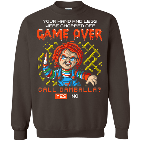 Sweatshirts Dark Chocolate / S Game Over Crewneck Sweatshirt