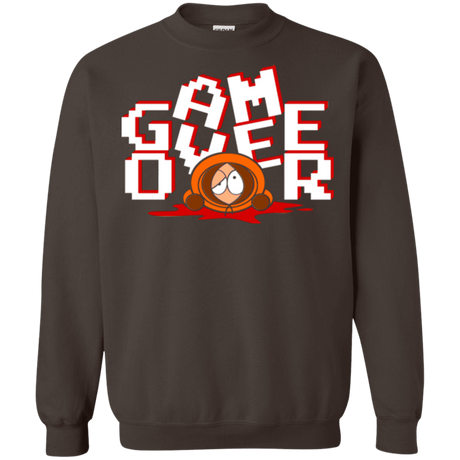 Sweatshirts Dark Chocolate / Small Game over Crewneck Sweatshirt
