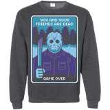 Sweatshirts Dark Heather / S Game Over Crewneck Sweatshirt