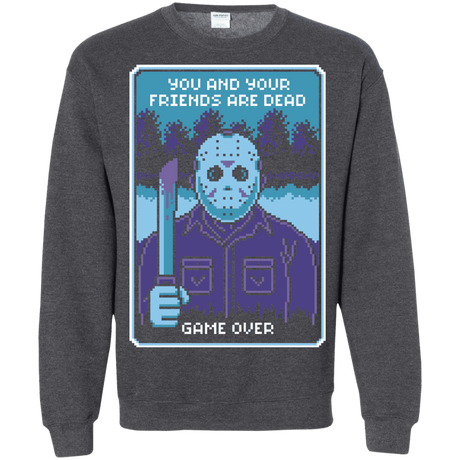 Sweatshirts Dark Heather / S Game Over Crewneck Sweatshirt