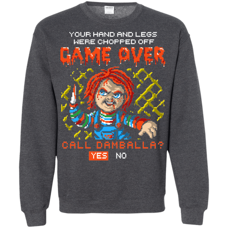 Sweatshirts Dark Heather / S Game Over Crewneck Sweatshirt