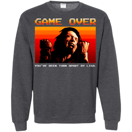 Sweatshirts Dark Heather / Small Game Over Crewneck Sweatshirt