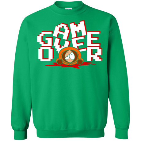 Sweatshirts Irish Green / Small Game over Crewneck Sweatshirt