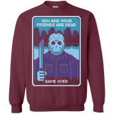 Sweatshirts Maroon / S Game Over Crewneck Sweatshirt