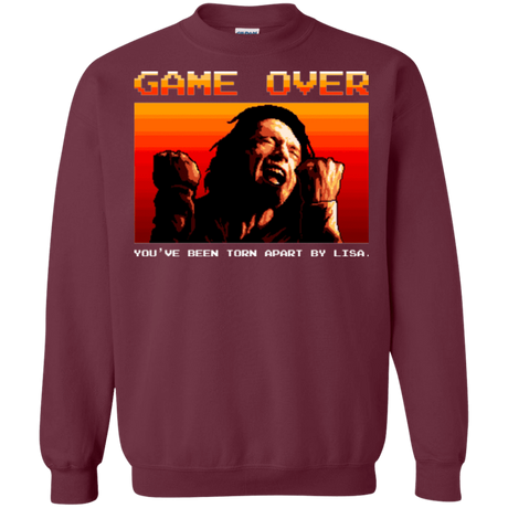 Sweatshirts Maroon / Small Game Over Crewneck Sweatshirt