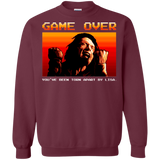 Sweatshirts Maroon / Small Game Over Crewneck Sweatshirt