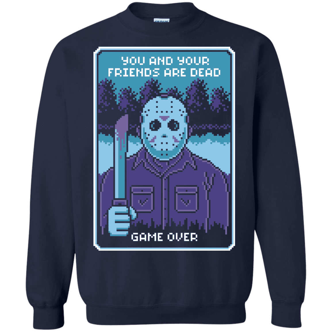 Sweatshirts Navy / S Game Over Crewneck Sweatshirt