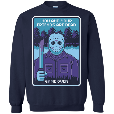 Sweatshirts Navy / S Game Over Crewneck Sweatshirt