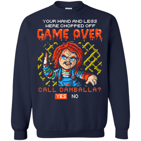 Sweatshirts Navy / S Game Over Crewneck Sweatshirt