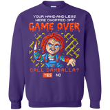 Sweatshirts Purple / S Game Over Crewneck Sweatshirt