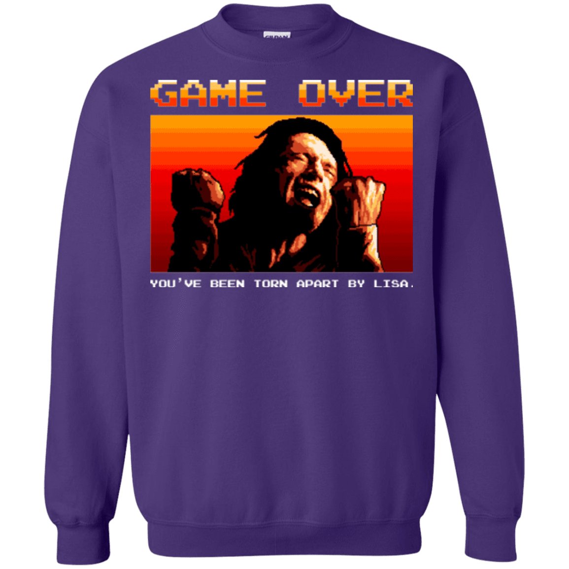 Sweatshirts Purple / Small Game Over Crewneck Sweatshirt