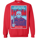 Sweatshirts Red / S Game Over Crewneck Sweatshirt